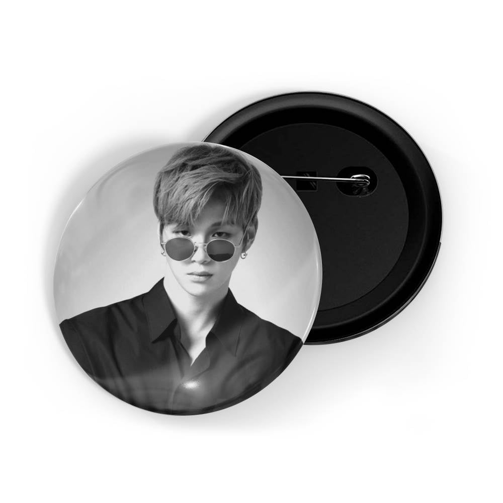 dhcrafts Round Pin Badges Blue Color Hydrate Yourself Glossy Finish Design Pack of 1 (58mm) (58mm)